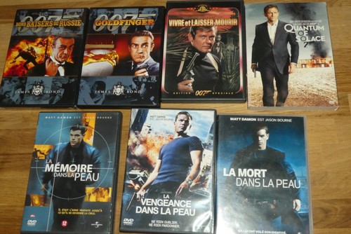 Lot dvd james bond jason - dvd, +